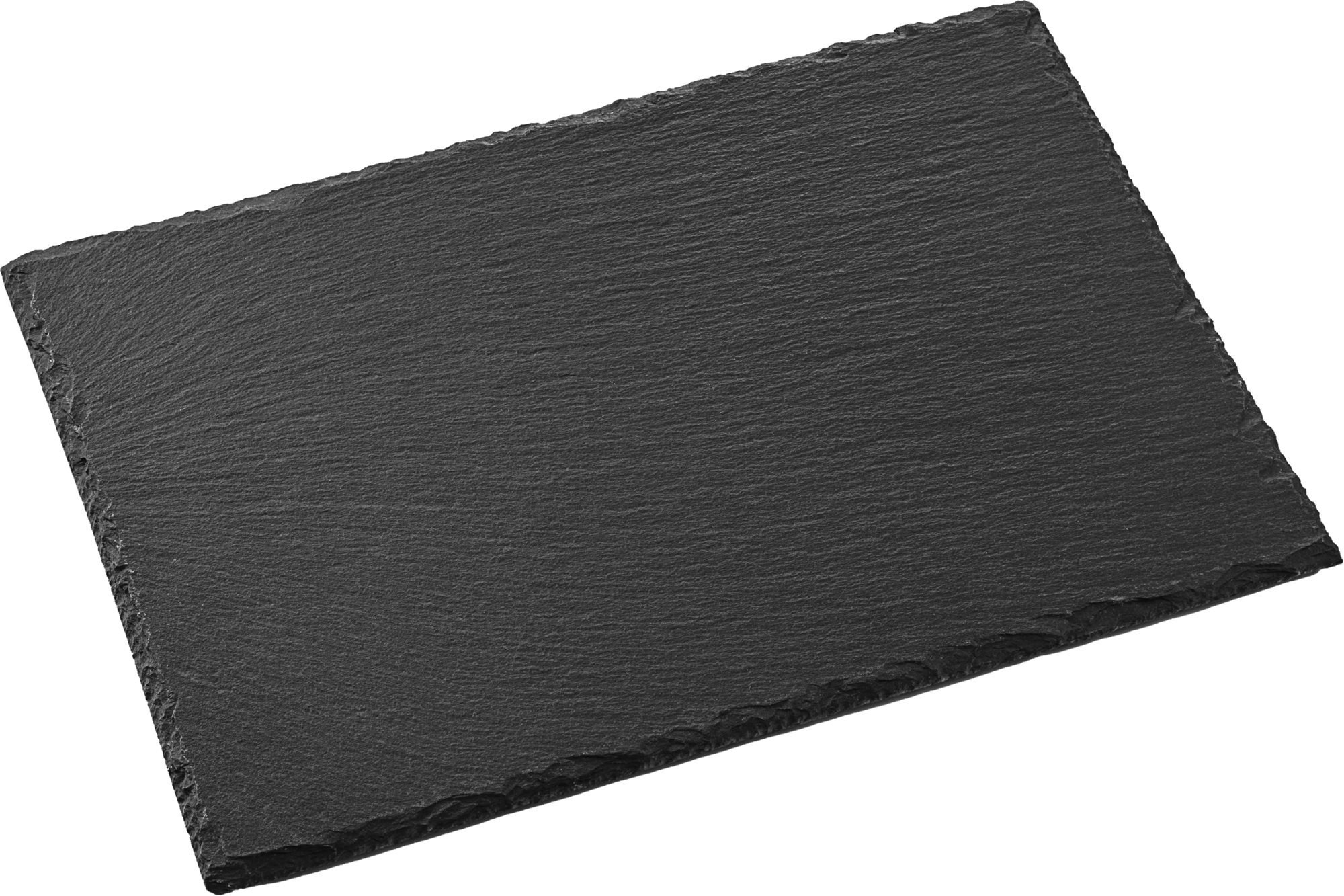 Siguro Slate Schieferplatte - 30 cm x 20 cm - schwarz Tablett