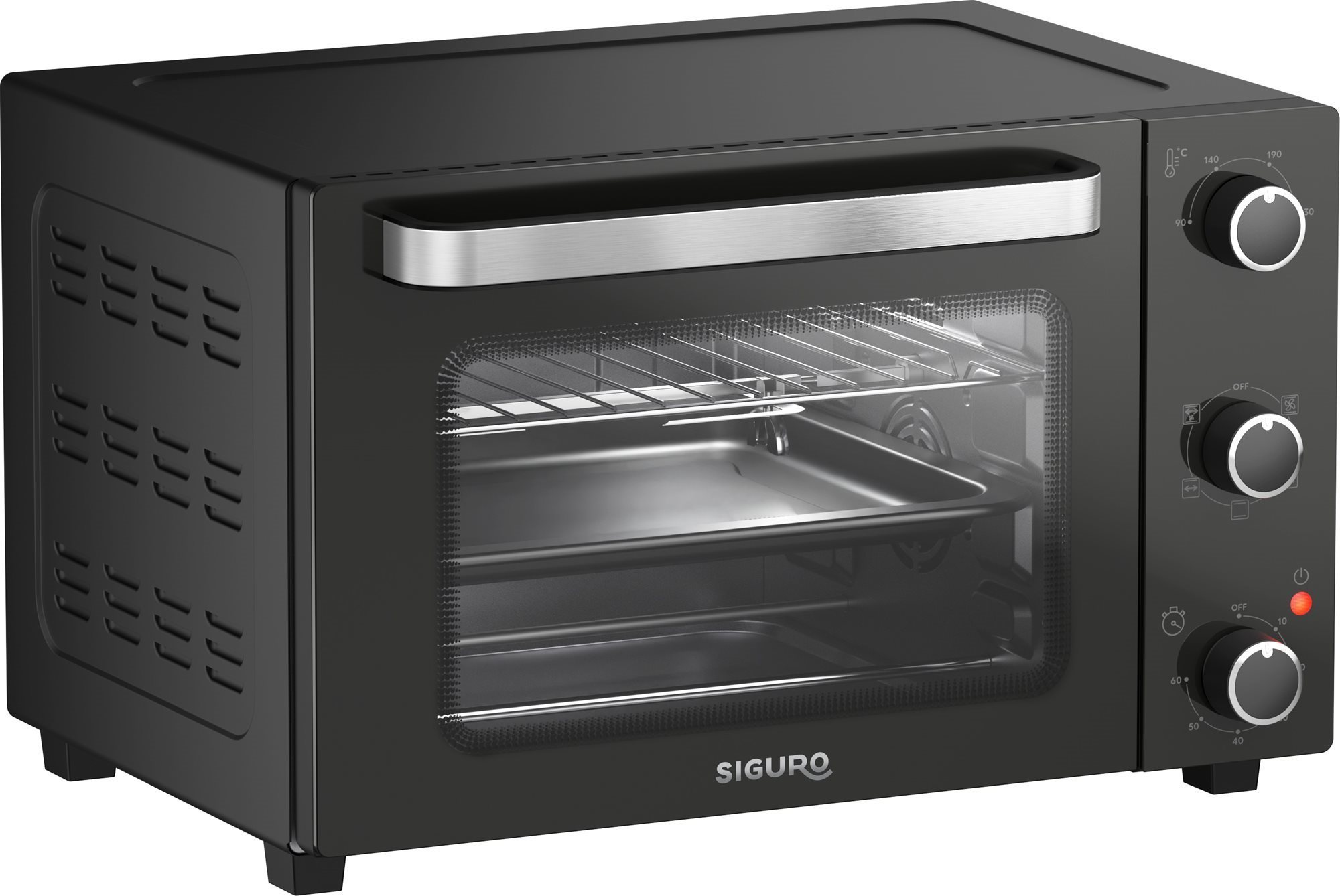 Siguro CO-E280B Perfect Roast & Grill Compact Mini sütő