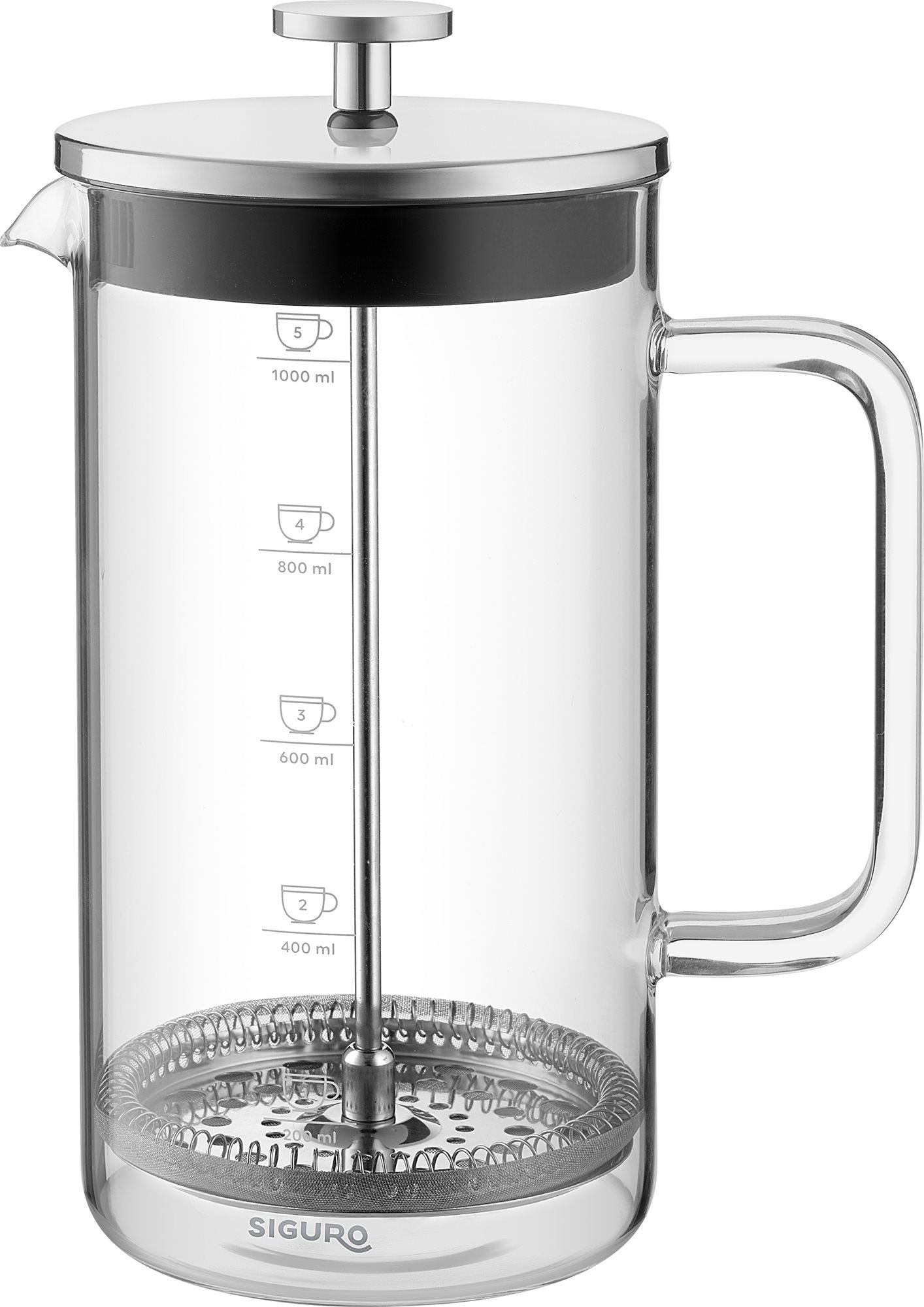 Siguro French Press Sunday Morning, 1l French press