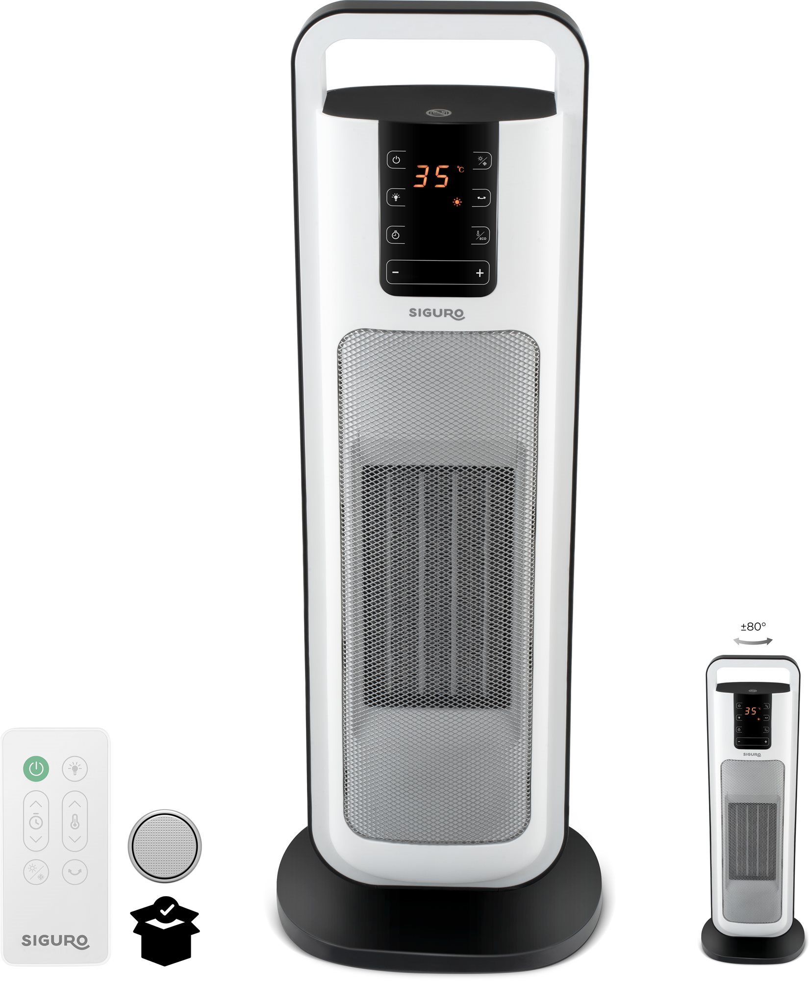 Siguro HS-K500W Lemming Ventilátoros hősugárzó