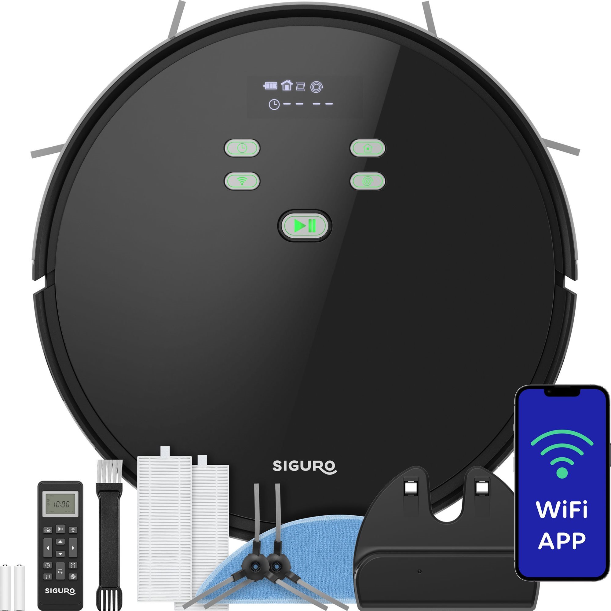 Siguro RV-G57 Cleanbot CZ Black Robotický vysávač
