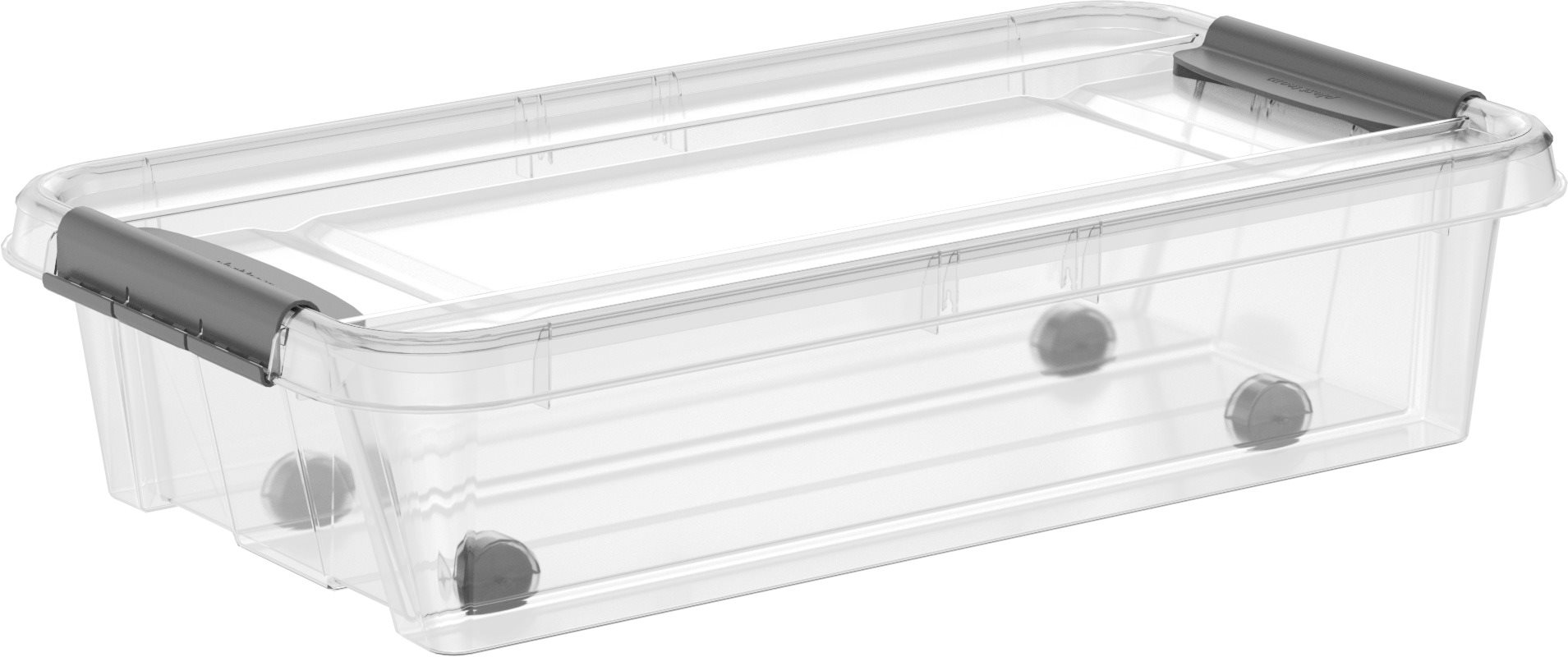 Siguro Pro Box Underbed 31 l, 39,5 × 17,5 × 72 cm, Clear Úložný box