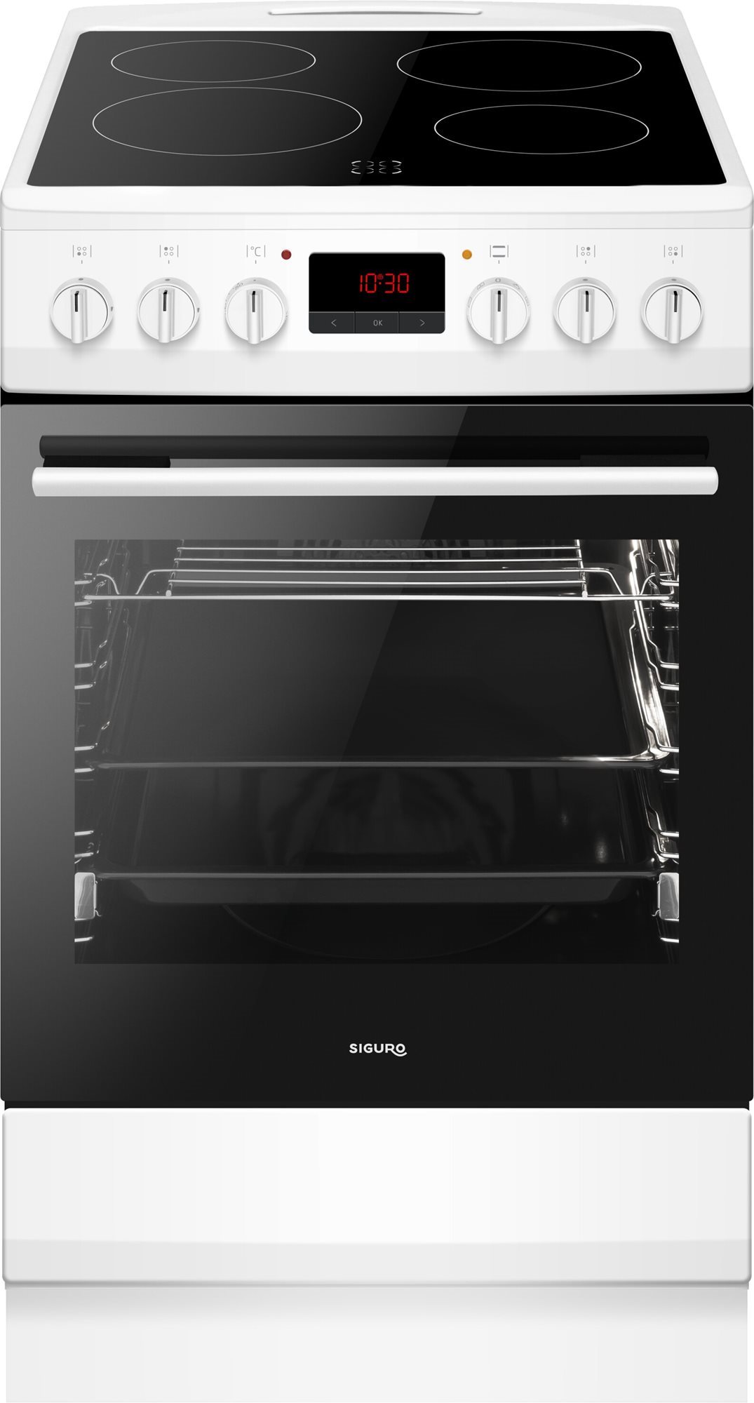 Siguro SO-S350 Glass-Ceramic Stove White Sporák