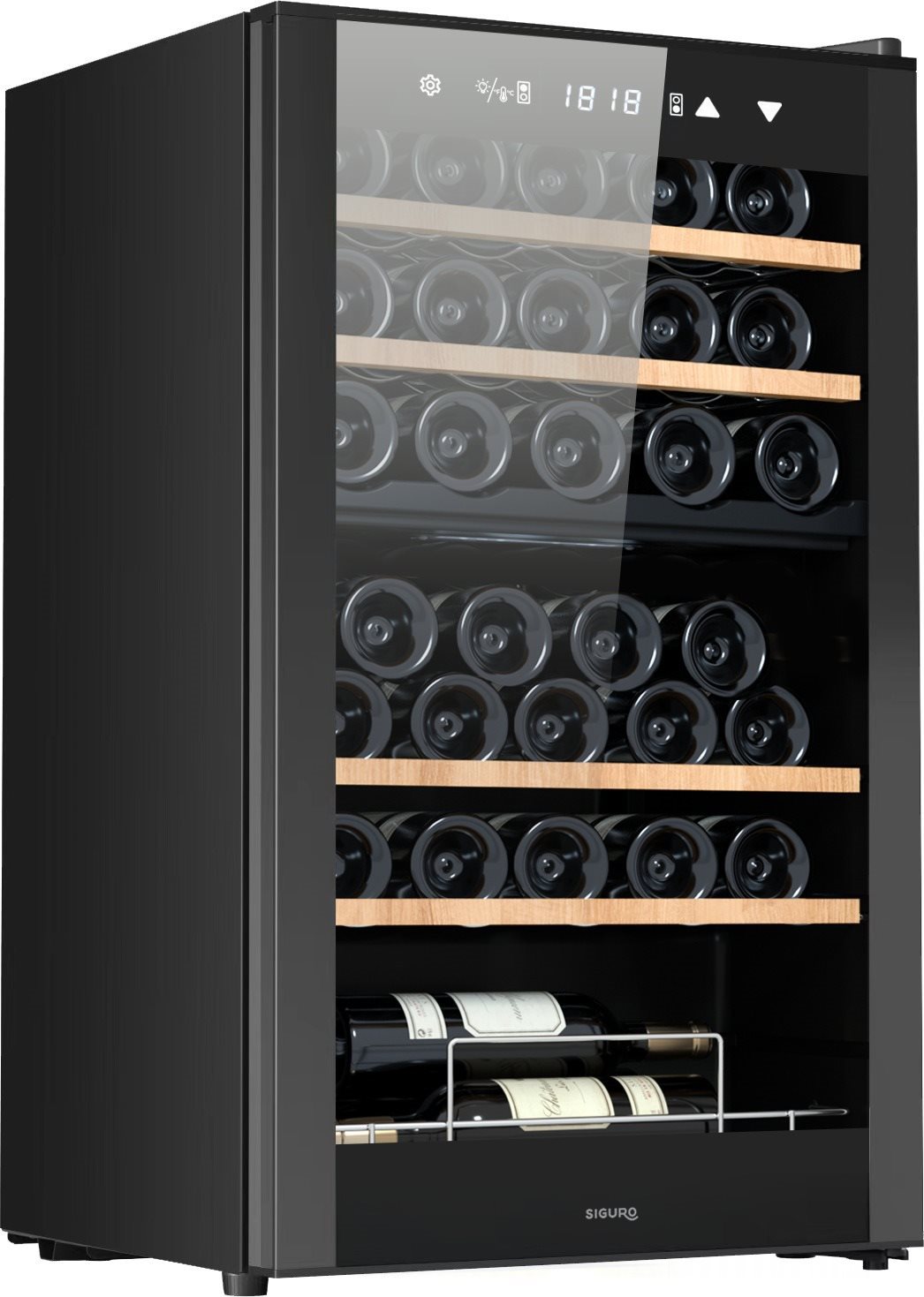 Siguro WC-G331B Dual Wine Borhűtő