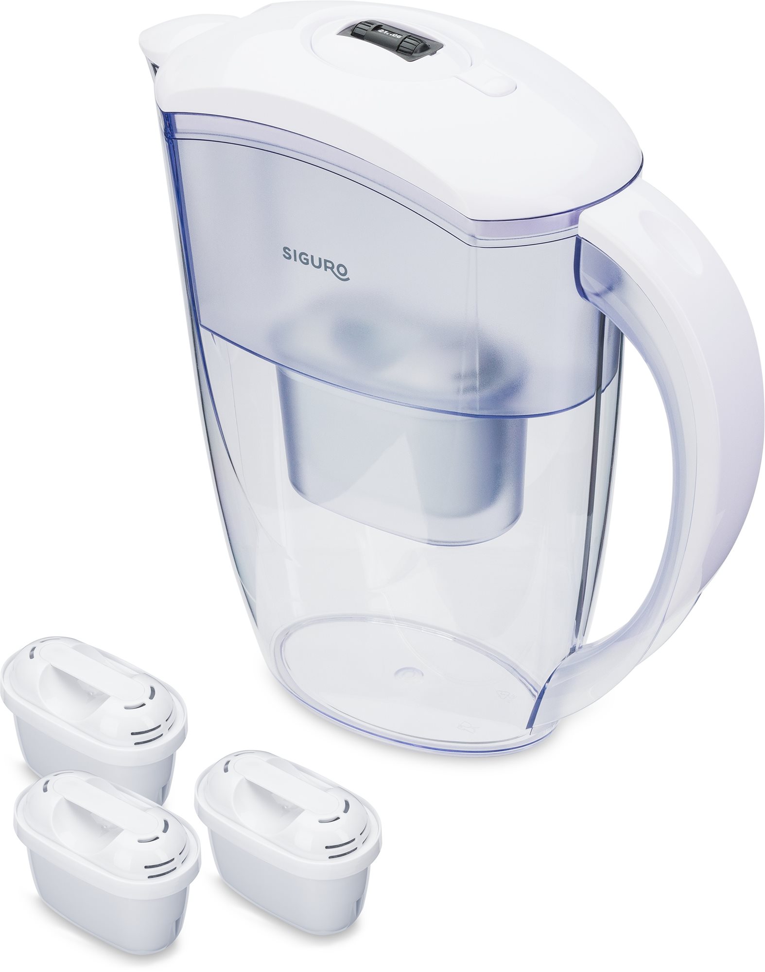 Siguro Pure Flow Essential + 3 szűrő Vízszűrő kancsó