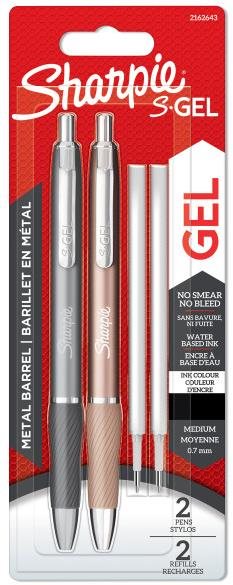 SHARPIE S-GEL 0,7mm, 2db Golyóstoll