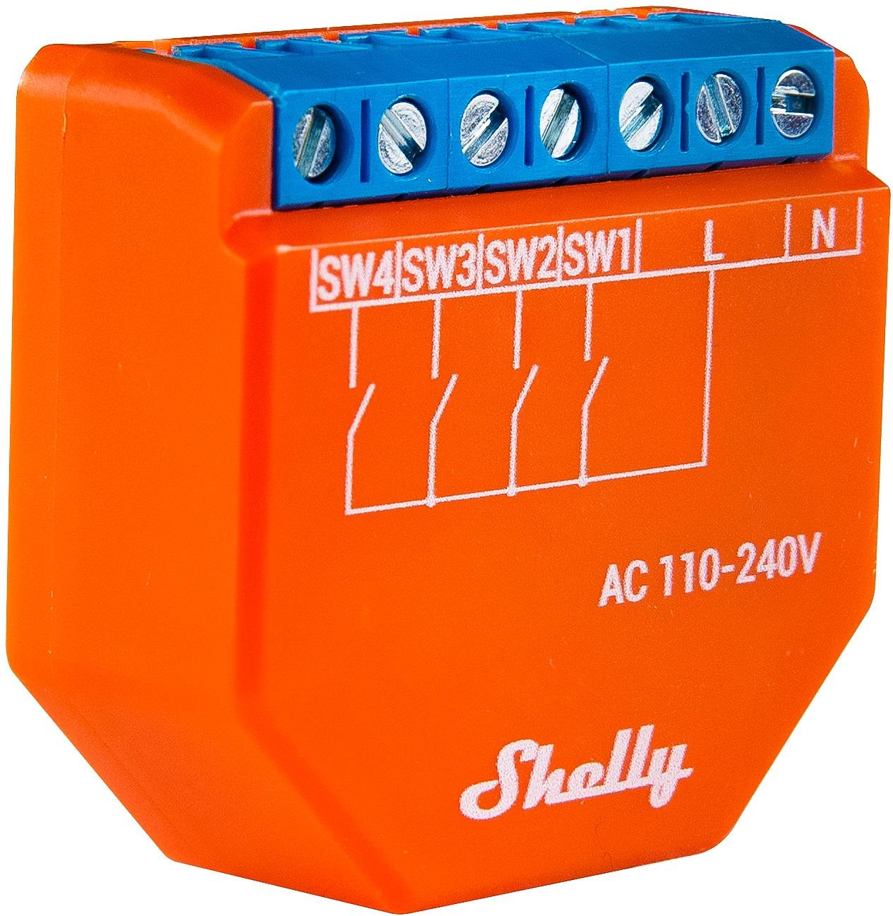 Shelly i4 Plus - Modul mit 4 digitalen Eingängen - WLAN und...