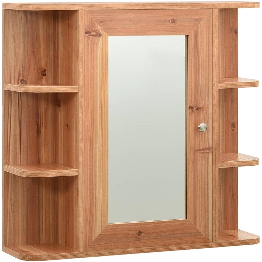 Shumee Kúpeľňová zrkadlová skrinka – dub, 66 × 17 × 63 cm, MDF...