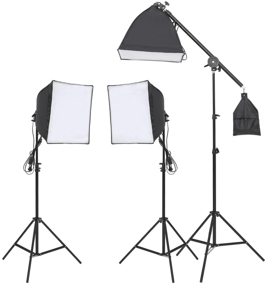 SHUMEE Súprava štúdiových svetiel so statívmi a softboxmi Svetlo na...