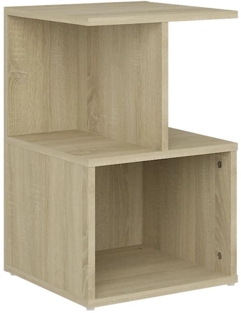 SHUMEE Nočný stolík dub sonoma 35 × 35 × 55 cm drevotrieska, 806352...