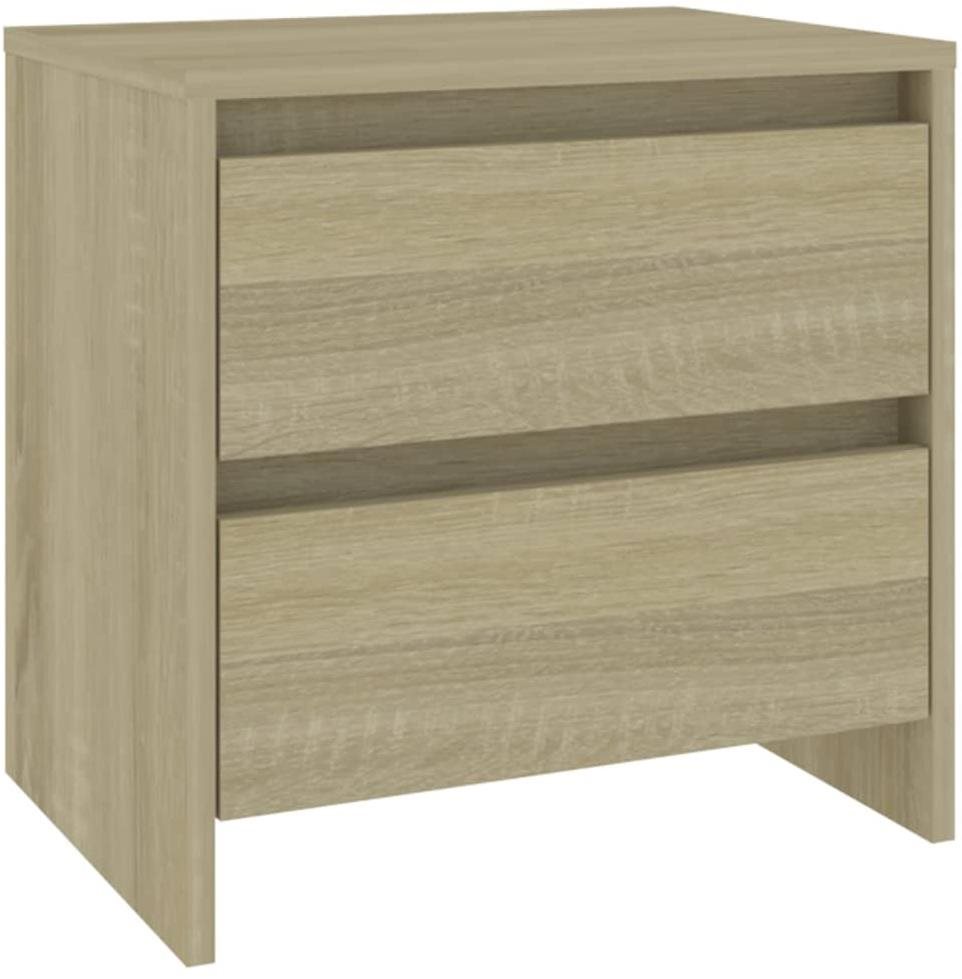 SHUMEE Nočný stolík dub sonoma 45 × 34,5 × 44,5 cm drevotrieska,...