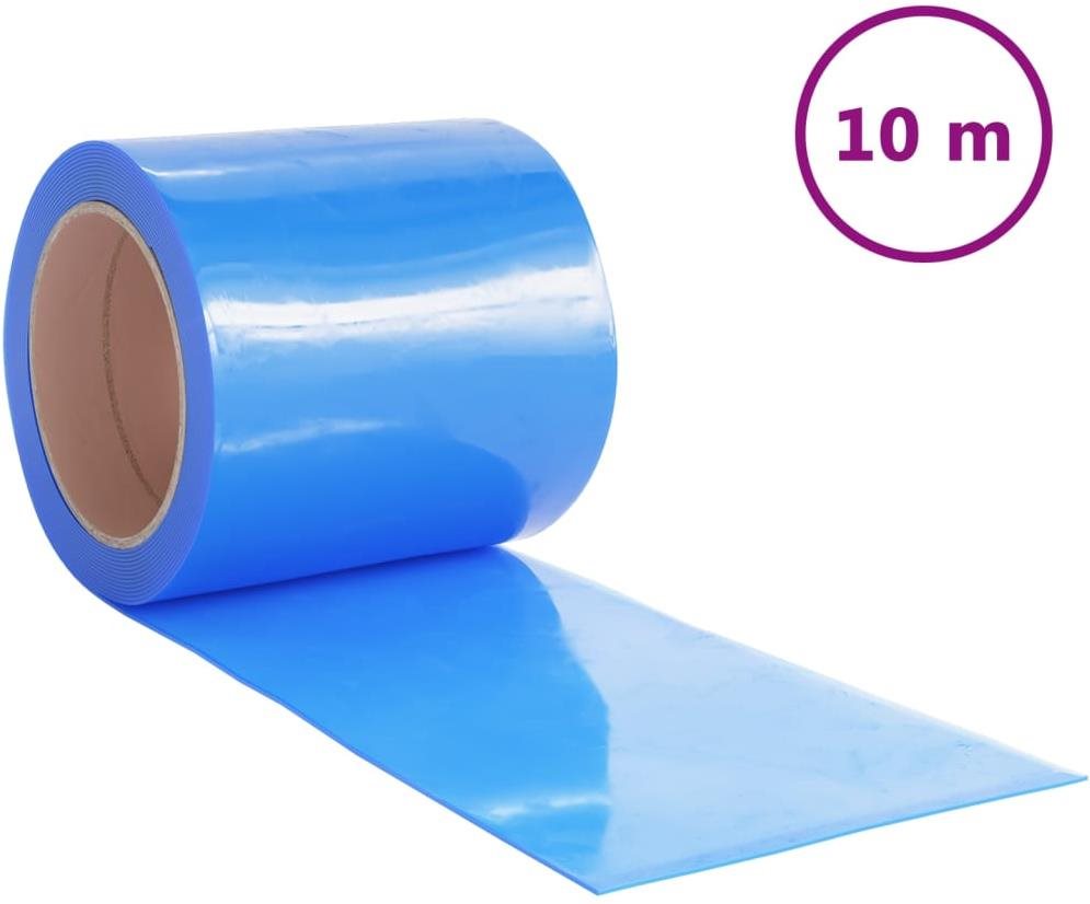 Shumee Do dverí 200 mm × 16 mm 10 m PVC modrý Záves