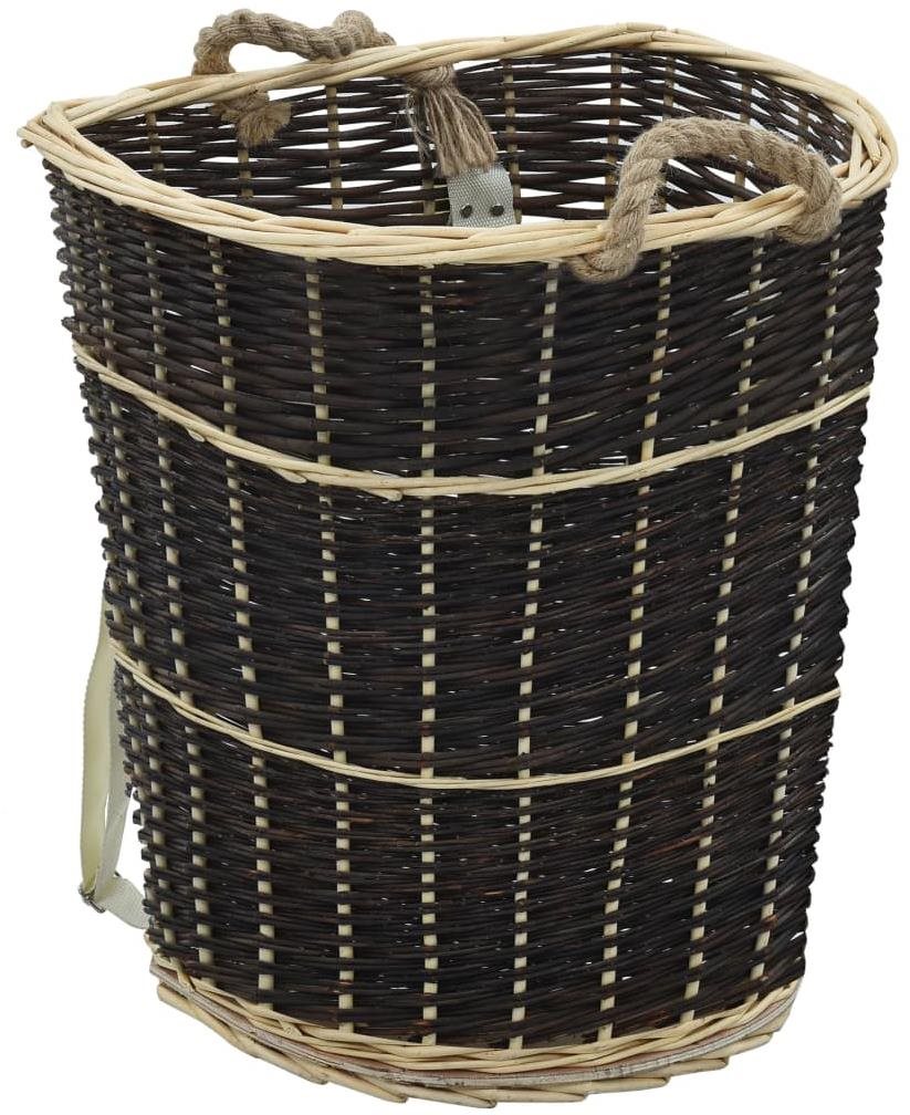 SHUMEE Noša na drevo s popruhmi 57 × 51 × 69 cm Kôš na drevo