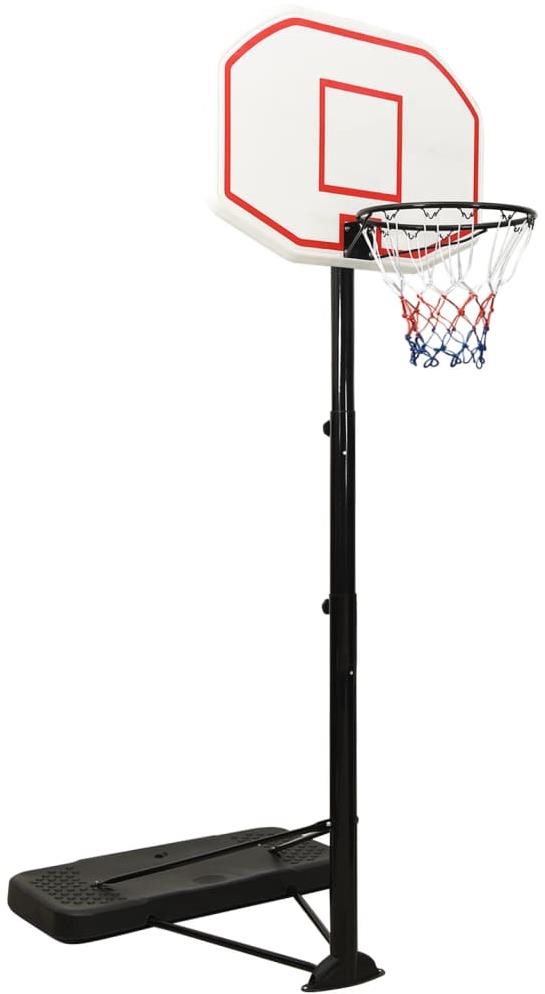 Shumee Basketbalový kôš biely 258 – 363 cm polyetylén Basketbalový...