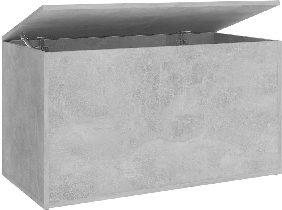 Shumee Úložná truhlica betónovo sivá 84 × 42 × 46 cm kompozitné...