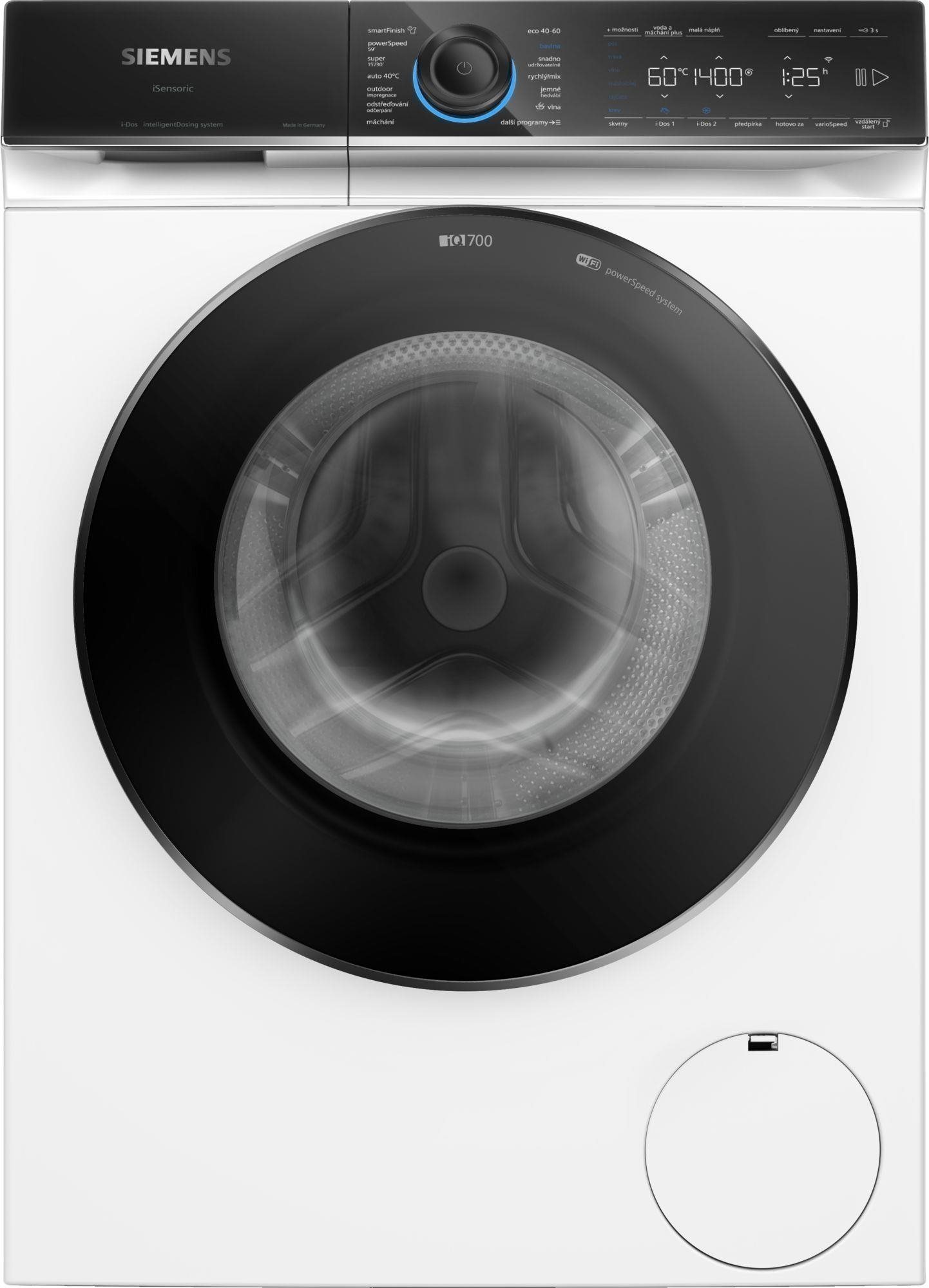 SIEMENS WG54B2A0CS iQ700 Parná práčka