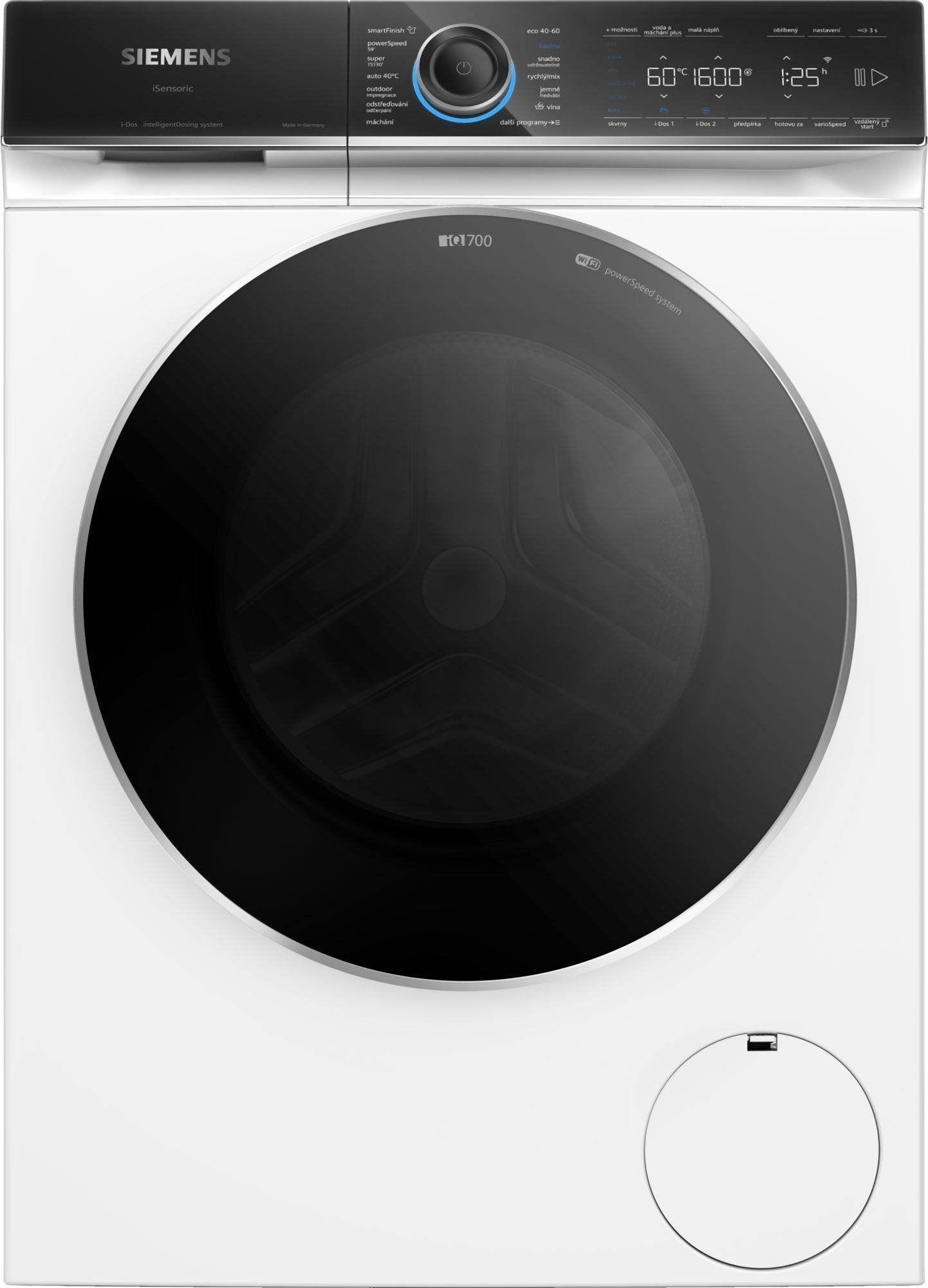 SIEMENS WG56B2A0CS iQ700 Parná práčka