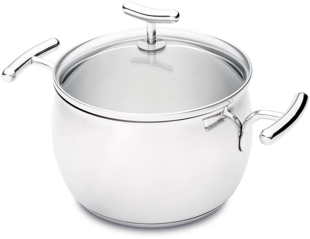 Silampos YUMI Hrniec so sklenenou pokrievkou 16 cm 2,4 l Hrniec