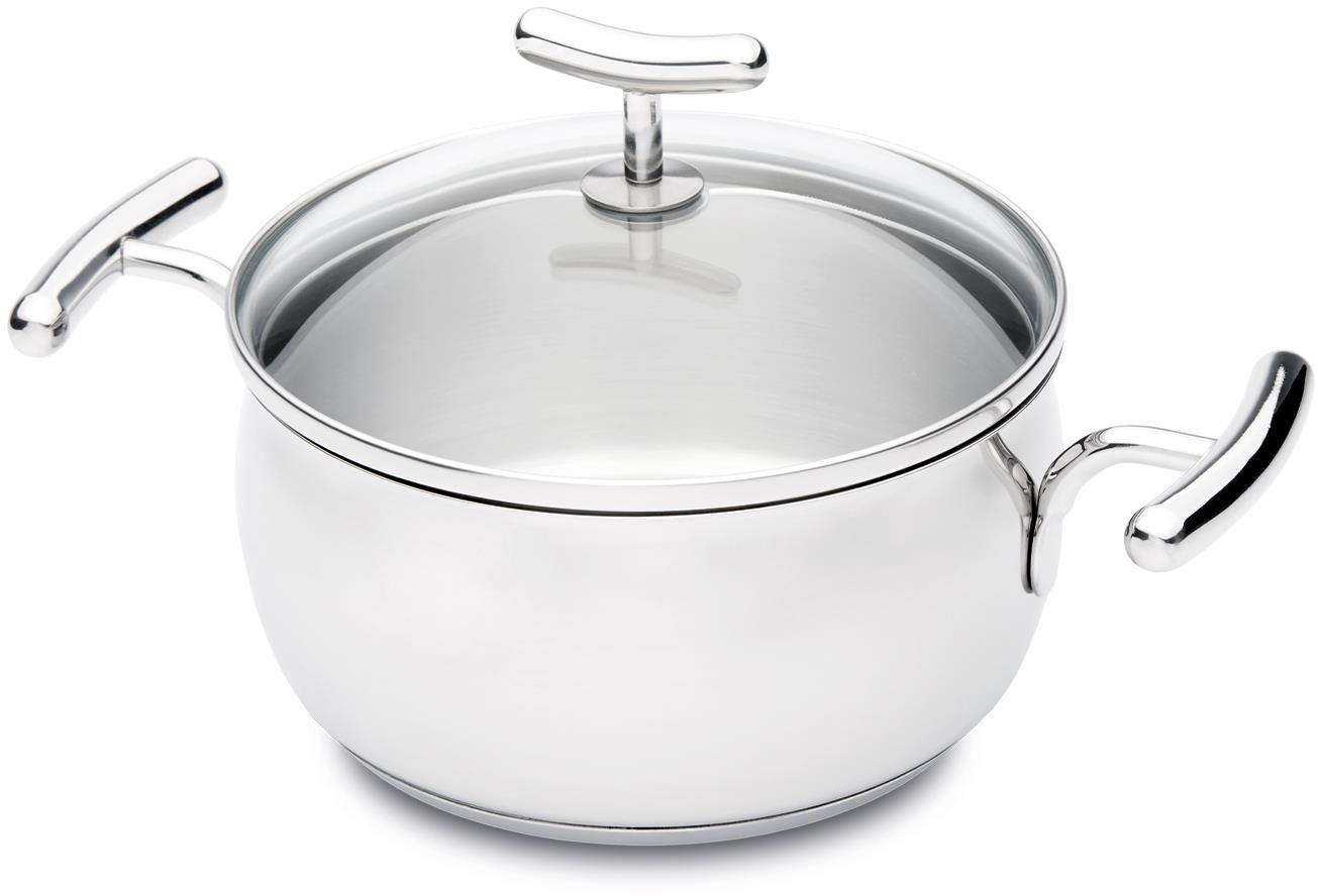 Silampos YUMI lábas üvegfedővel 28 cm, 6,8 l Lábas