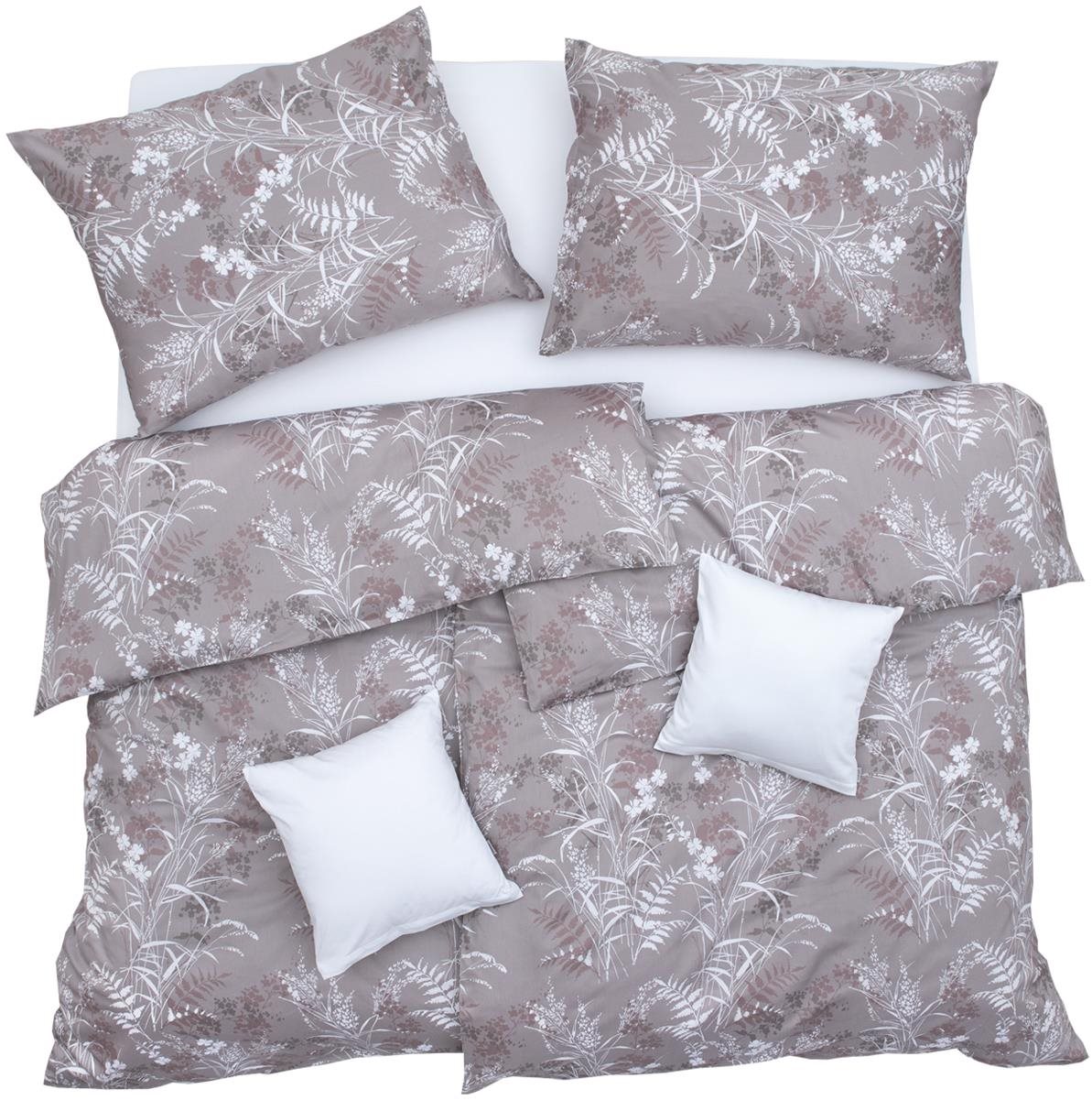 SCANquilt obliečky SATÉN DESIGN tiffani-safari sivobéžová 140 ×...