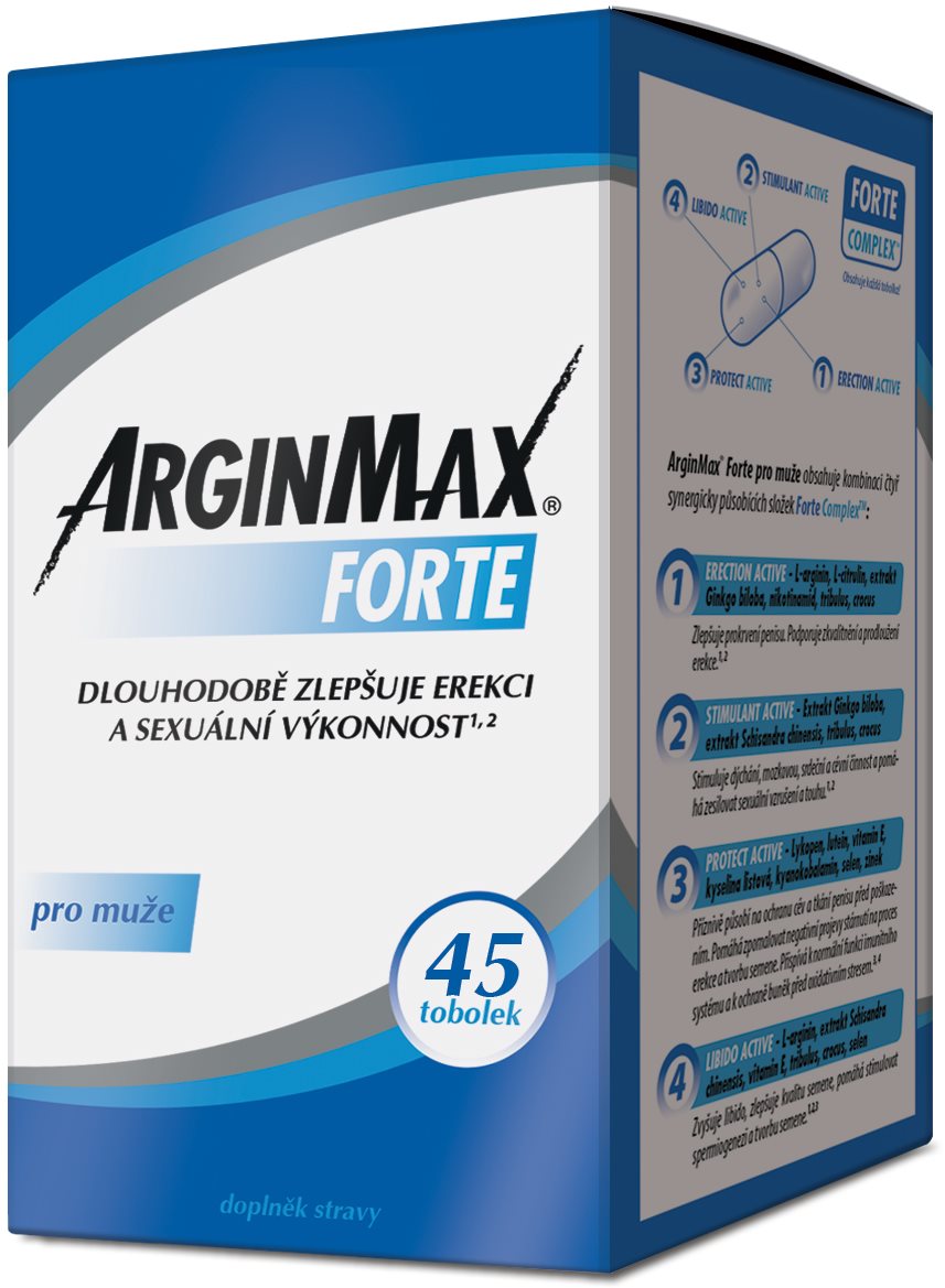 ArginMax Forte pre mužov tob.45 Doplnok stravy
