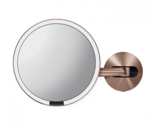 Simplehuman Sensor LED világítással, falra akasztható, Rose Gold...