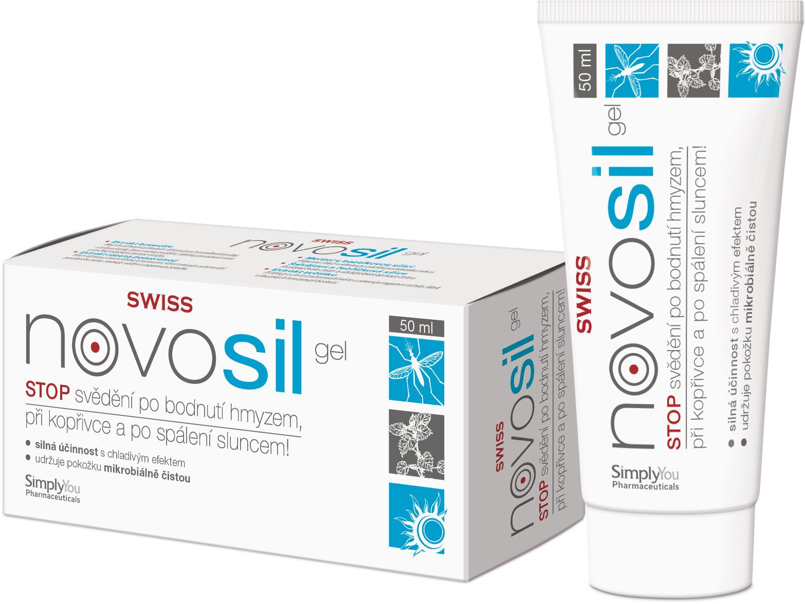 Novosil SWISS 50ml gél Gél rovarcsípésre