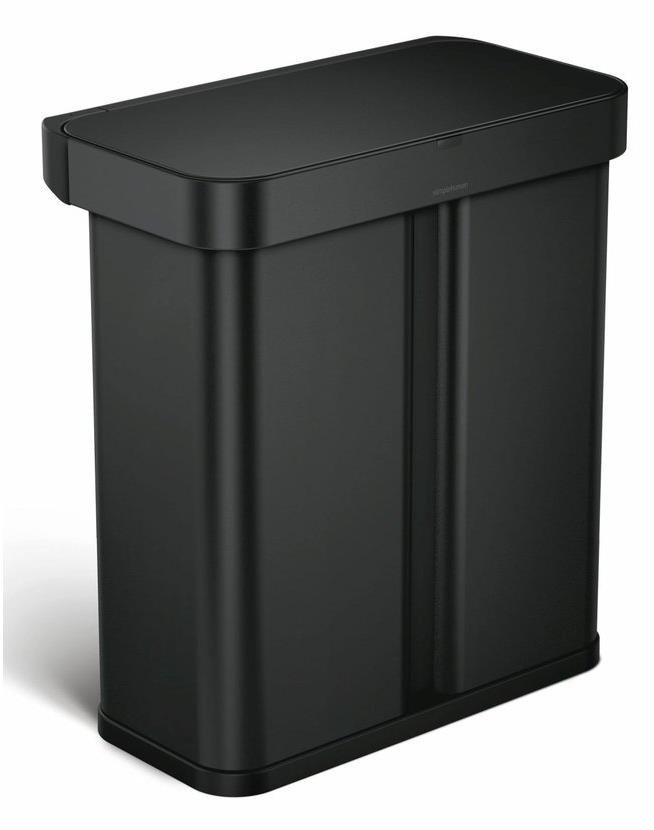 Simplehuman Érintésmentes szemétkosár hangvezérléssel, szelektált...