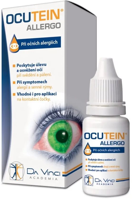 Ocutein ALLERGO, očné kvapky, 15 ml Očné kvapky