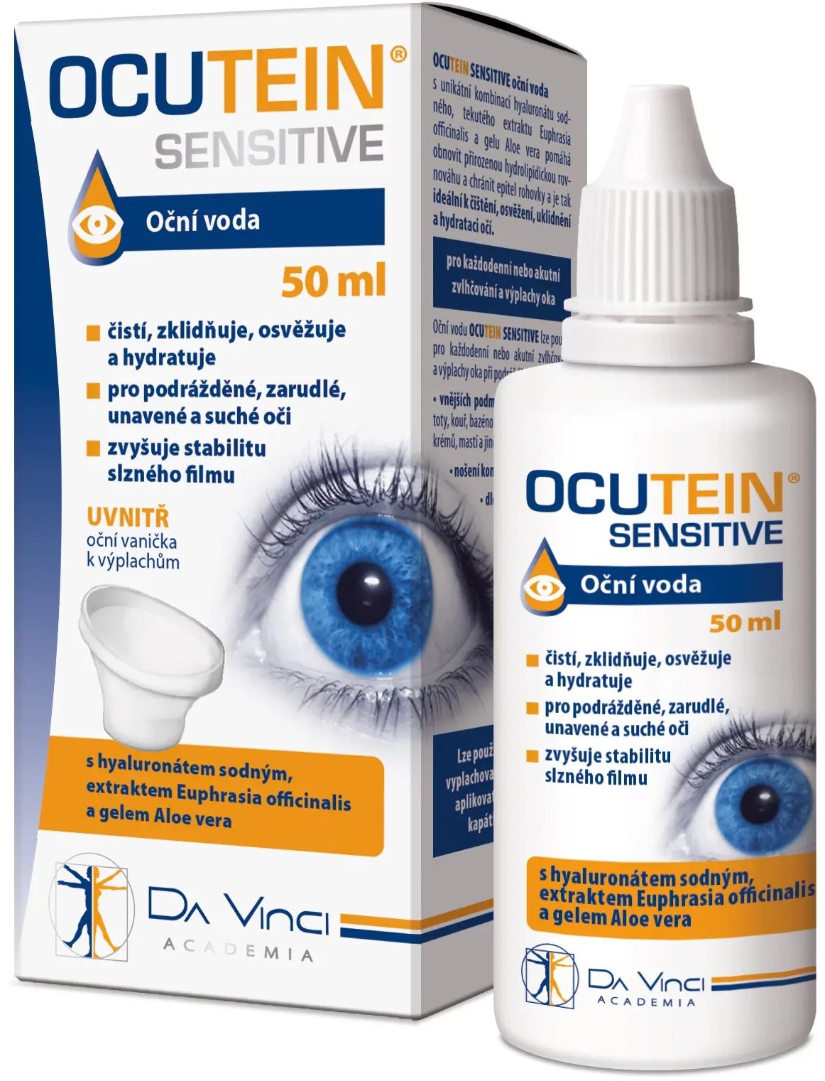 Ocutein SENSITIVE očná voda 50 ml Očné kvapky