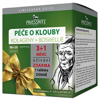 Priessnitz Kolag+Boswellie starostlivosť o kĺby tbl. 90 + 30 Kĺbová...