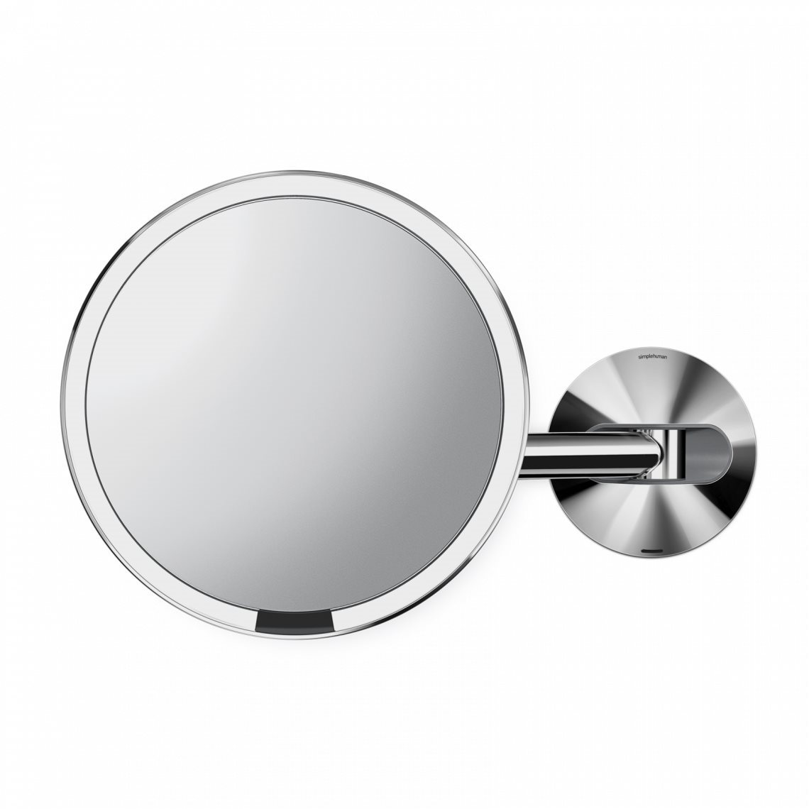 Miroir a capteur Simplehuman avec lumiere LED, grossissement 5x,...