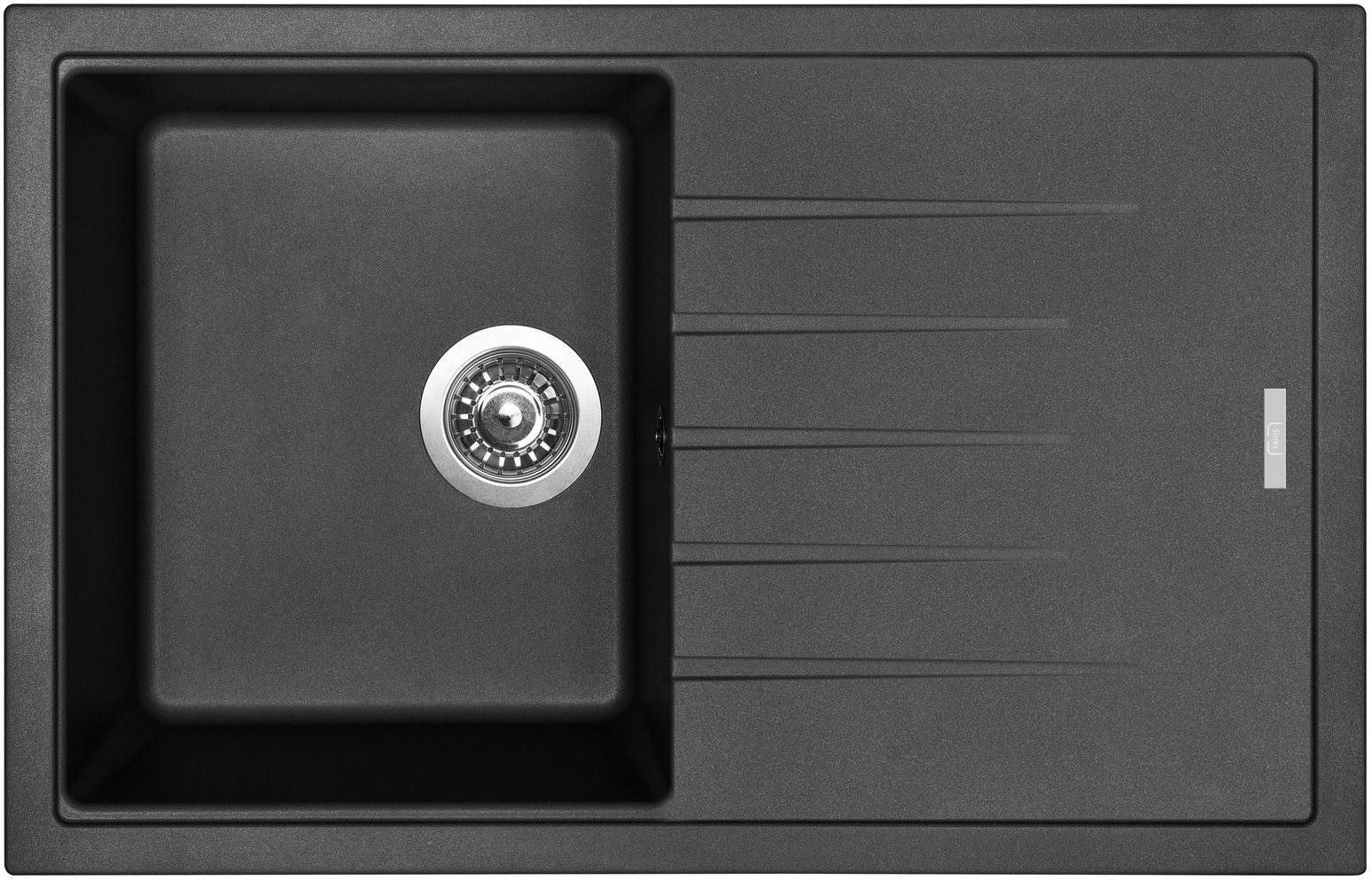 Sinks BEST 780 Metalblack Granitový drez