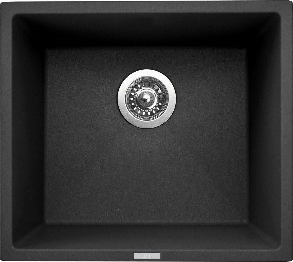 SINKS FRAME 457 Metalblack Granitový drez