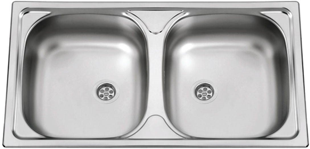 SINKS OKIO 780 DUO M 0,5 mm matný Nerezový drez