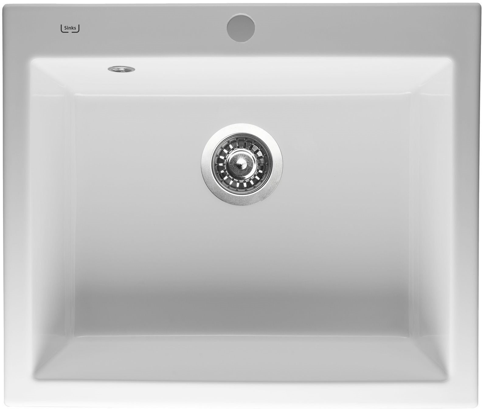SINKS CERAM 600 Biely Keramický drez