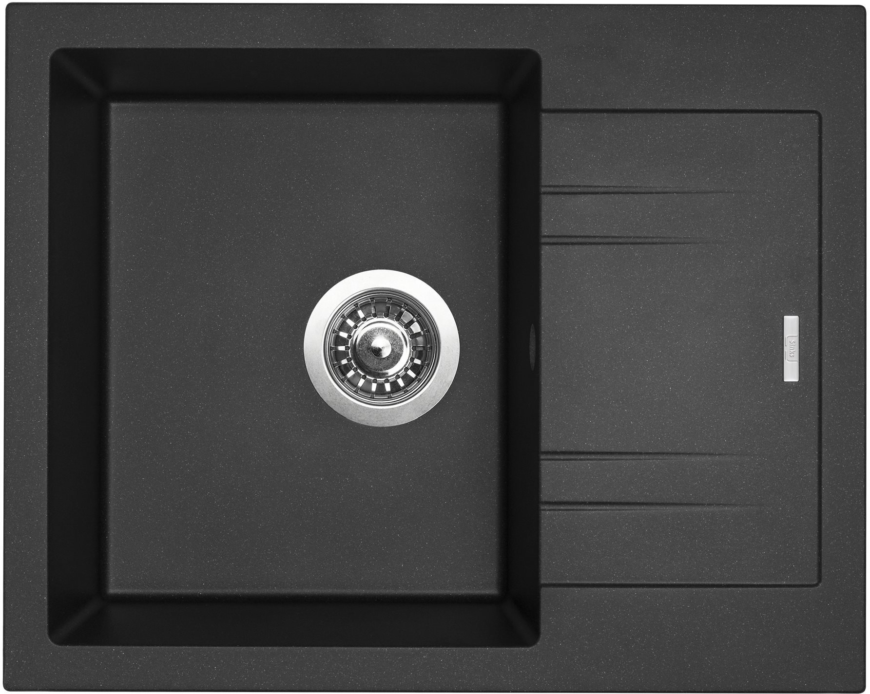 SINKS LINEA 600 N Metalblack Granitový drez