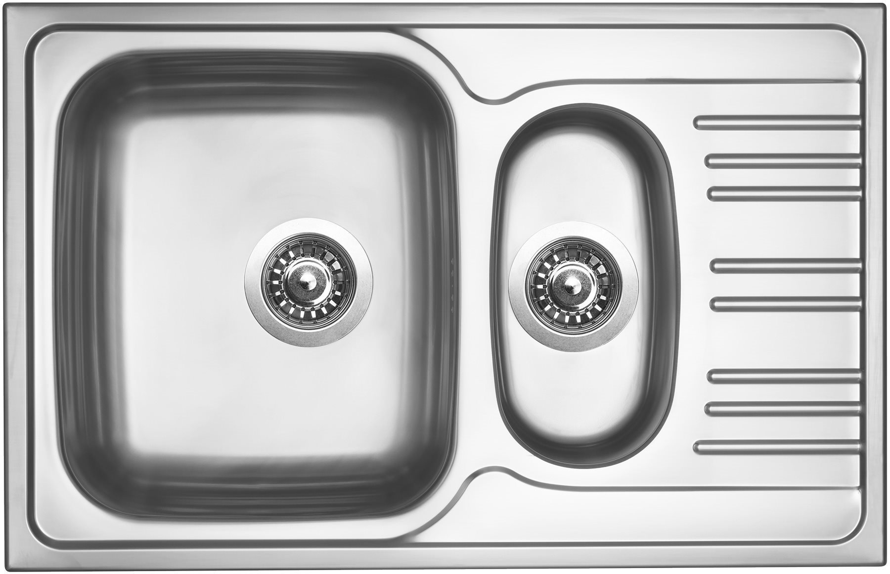 SINKS STAR 780.1 V 0,6 mm matný Nerezový drez