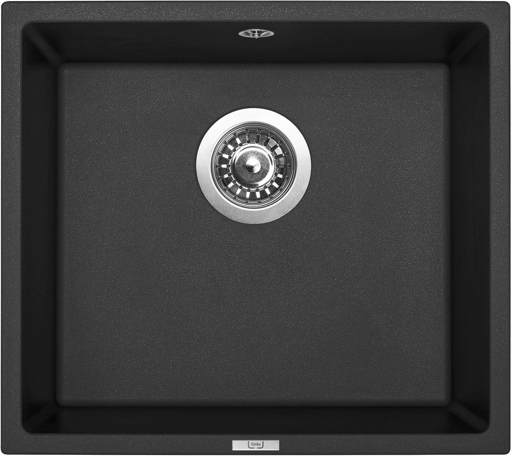 Sinks Frame 457, Granblack čierny Granitový drez