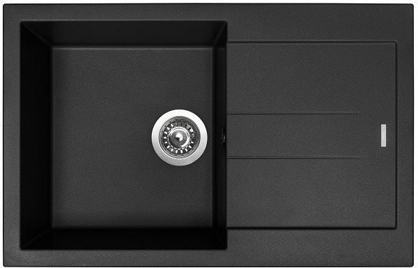 SINKS AMANDA 780 Pureblack + ENIGMA S GR Set drezu a batérie