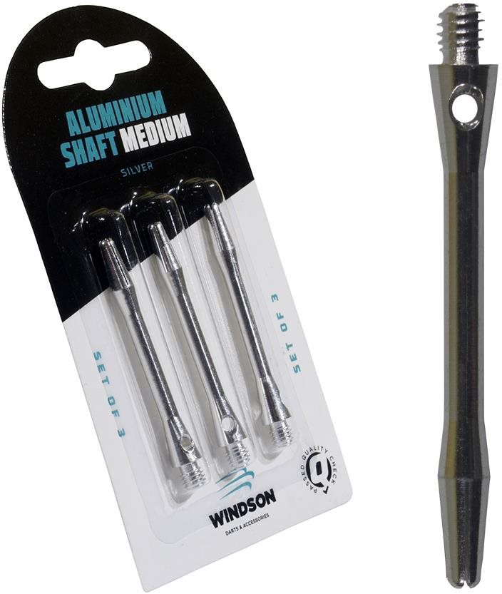 Windson Aluminium Shaft Medium Silver 50mm Násadky na šípky