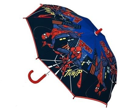 Siva dáždnik SpiderMan modro-černý Detský dáždnik