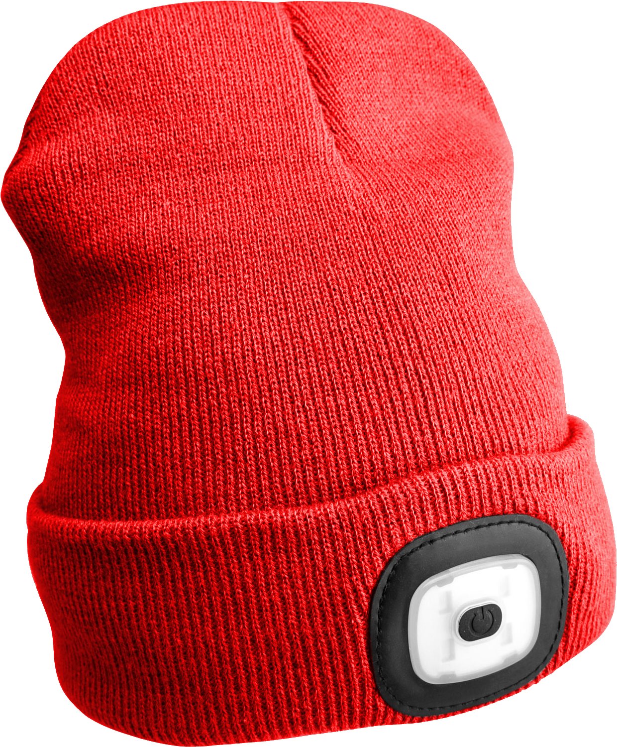 SIXTOL 45 lm, nabíjacia, USB, univerzálna veľkosť, červená Čiapka