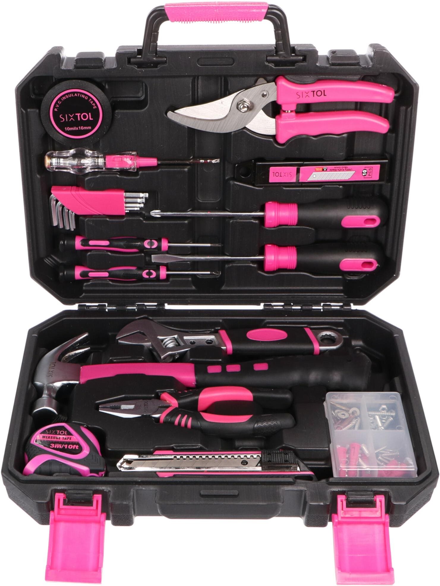 SIXTOL – Sada náradia HOME PINK 88 Sada náradia