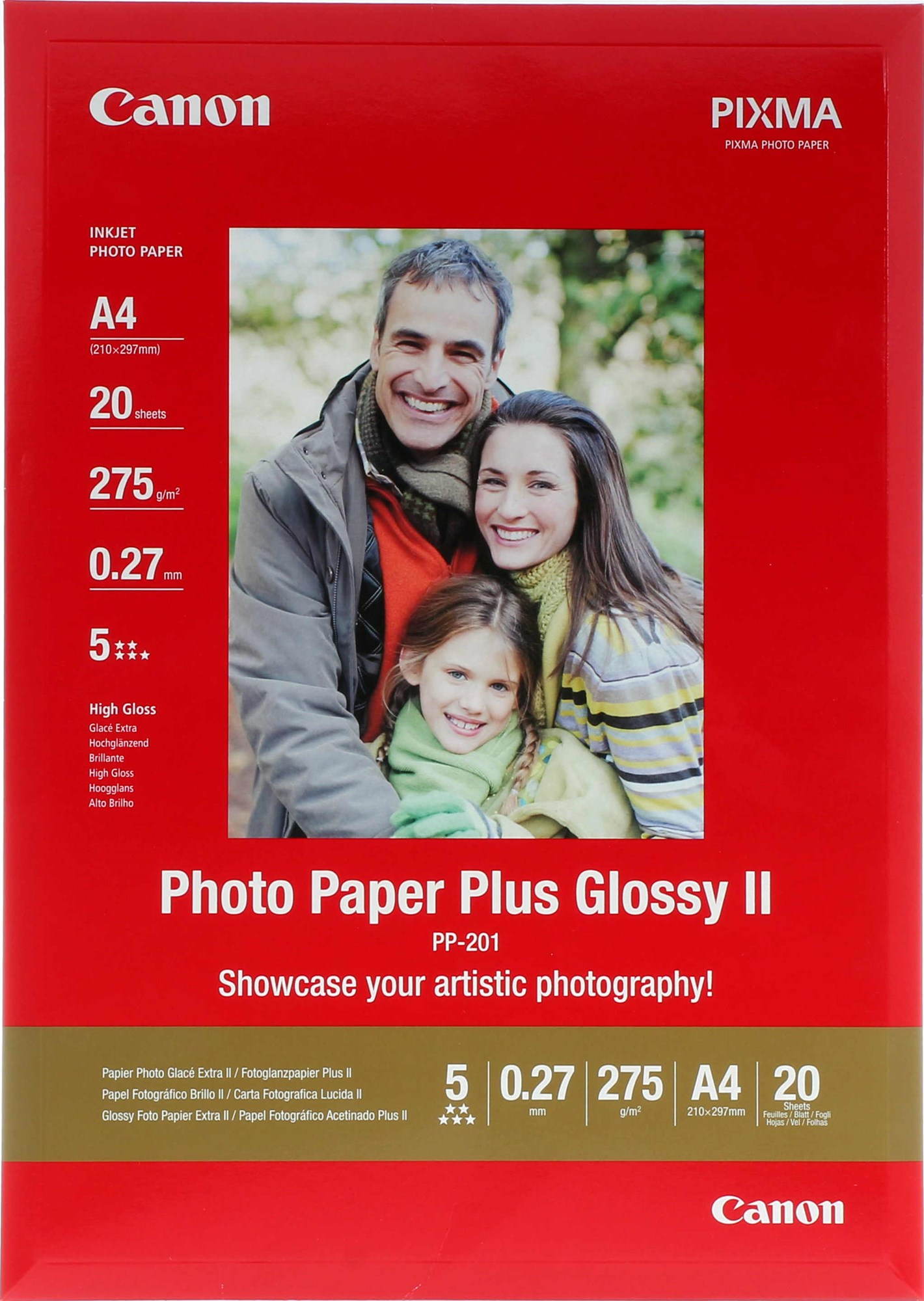 Canon PP-201 A4 brillant Papier photo