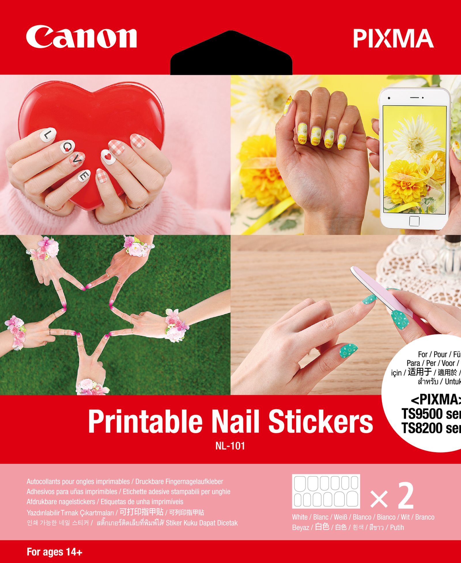 Canon Nail Sticker NL-101 Papier photo
