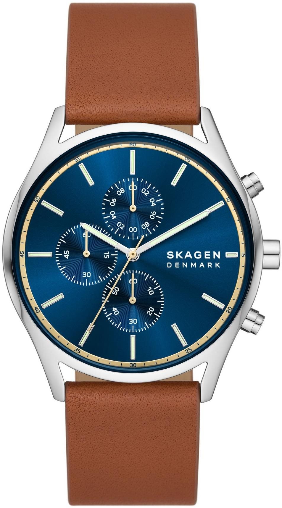 Skagen Holst Chronograph pánske hodinky okrúhle SKW6916 Pánske...