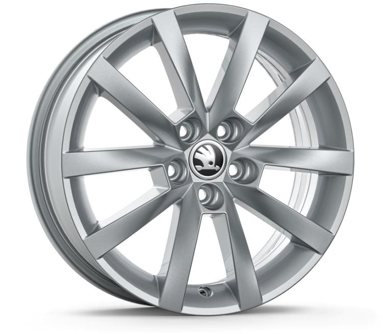 Škoda Koleso z ľahkej zliatiny ALARIS 16" pre Scala, Kamiq Alu disk