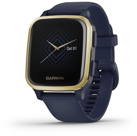 Garmin Venu Sq Music LightGold/Blue Band Smart Watch