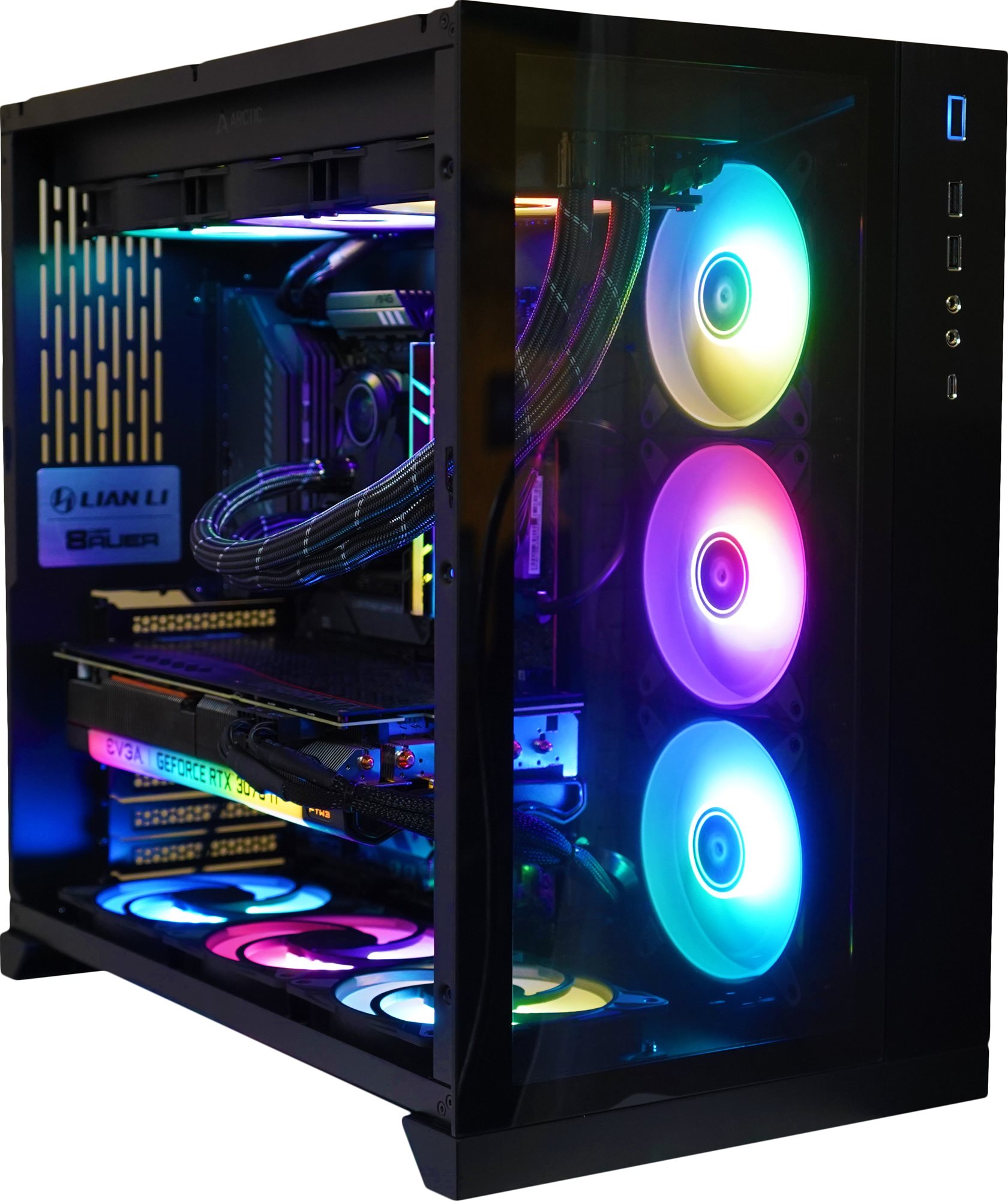 Alza BattleBox Ryzen RTX3070 Ti Lian Li Gamer PC